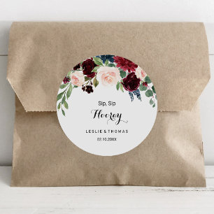 秋のバ素朴ルガンディ園区Sipホレ結婚イ ラウンドシール