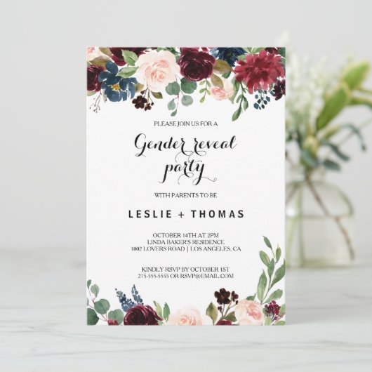 秋のバ素朴ルガンディ性別によるパーティーの公開 招待状 (スタンド正面)