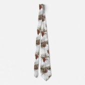 秋のパインコーン ネクタイ (裏面)