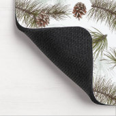 秋のパインコーン マウスパッド (コーナー)