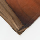 秋のパグ フリースブランケット (角)