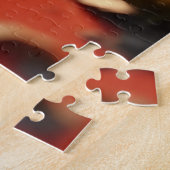 秋のパズルへの道、11インチx 14インチ、252個 ジグソーパズル (側面)