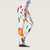 秋のパターンレギンス レギンス (右)