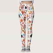 秋のパターンレギンス レギンス (正面)