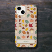 秋のパターン電話ケース iPhoneケース