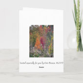 秋のパレット カード (裏面)