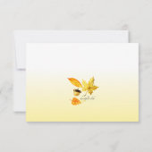 秋のパレットRSVPカード 招待状 (裏面)