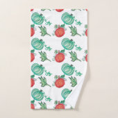 秋のパンプキンアート バスタオルセット (ハンドタオル)