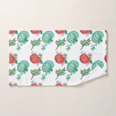 秋のパンプキンアート バスタオルセット (ハンドタオル)