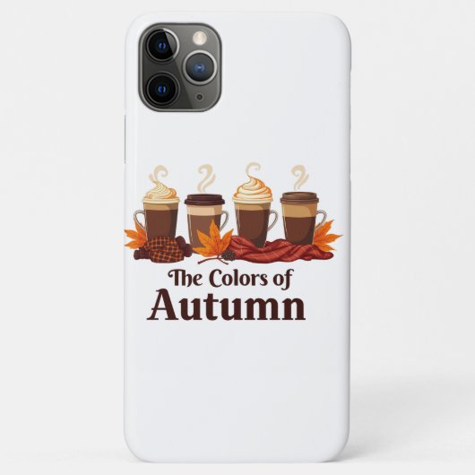 秋のパンプキンスパイスコーヒー秋 Case-Mate iPhoneケース (裏面)