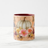 秋のパンプキンセンターピース ツートーンマグカップ (中央)