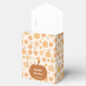 秋のパンプキンパステルベビーシャワー フェイバーボックス (オープン)