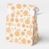 秋のパンプキンパステルベビーシャワー フェイバーボックス (裏面サイド)