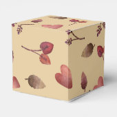 秋のパーソナライズされたお願い フェイバーボックス (裏面サイド)