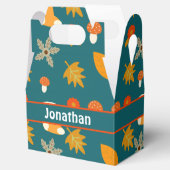 秋のパーソナライズされたお願い フェイバーボックス (オープン)