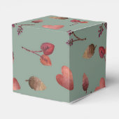 秋のパーソナライズされたお願い フェイバーボックス (裏面サイド)