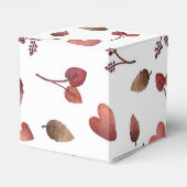 秋のパーソナライズされたお願い フェイバーボックス (裏面サイド)