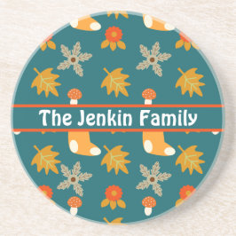 秋のパーソナライズされたコースター コースター