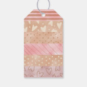 秋のパーソナライズされた水彩感謝祭 ギフトタグ (裏面)