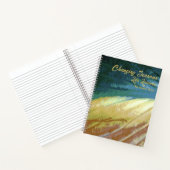 秋のパーソナライズされた葉と季節の変化のジャーナル ノートブック (内部)