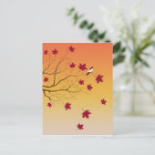 秋のパーチポストカード ポストカード (スタンド正面)