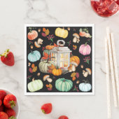 秋のパーティー スタンダードランチョンナプキン (インサイチュ)