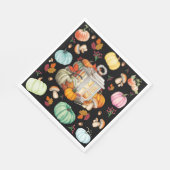 秋のパーティー スタンダードランチョンナプキン (角)