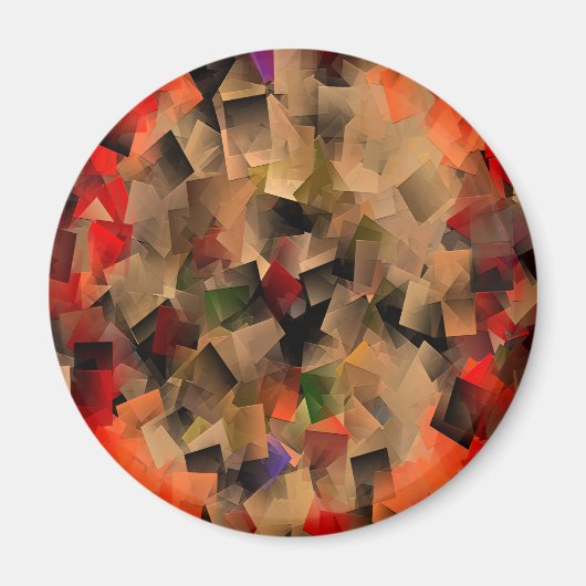 秋のパーティー..... マグネット (正面)