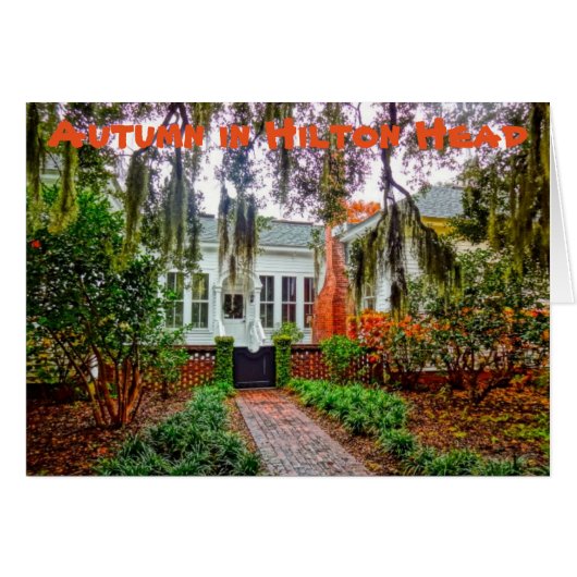 秋のヒルトンヘッドコースタルディスカバリーミュージアムHHI (正面横)