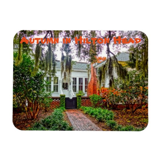 秋のヒルトンヘッドコースタルディスカバリーミュージアムHHI マグネット (横)