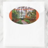 秋のヒルトンヘッドコースタルディスカバリーミュージアムHHI 楕円形シール (バッグ)