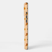 秋のビーズディアメープル離れズカボキンアコーン iPhoneケース (左側面)