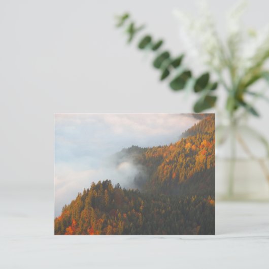 秋のピエニニの雲 ポストカード (スタンド正面)