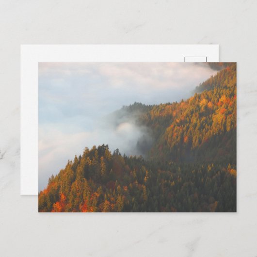 秋のピエニニの雲 ポストカード (正面/裏面)