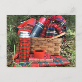 秋のピクニック ポストカード