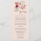 秋のピンクバーガンディ結婚カボチャ メニュー (正面)