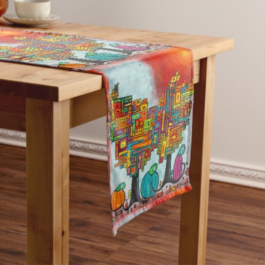 秋のファンタジーのテーブルのランナー ショートテーブルランナー (インサイチュ)