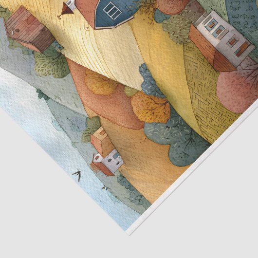 秋のファームライフデコページティッシュペーパー 薄葉紙 (詳細)