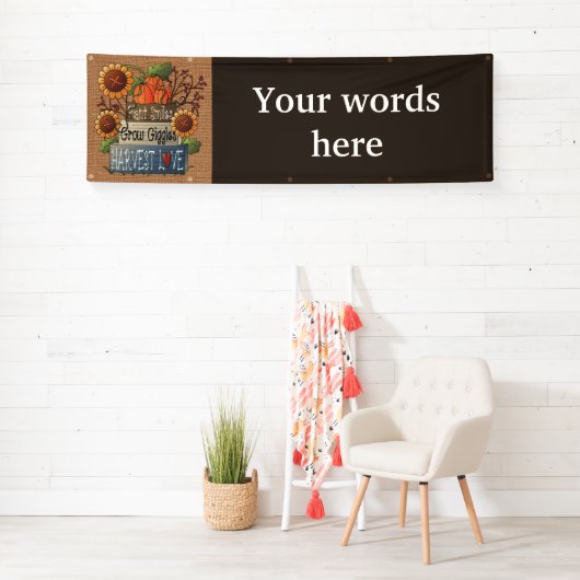 秋のフェスティバルブースかテントの旗 横断幕 (インサイチュ)