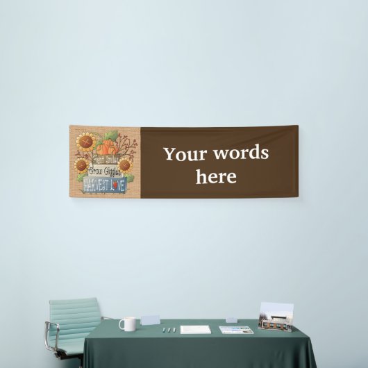 秋のフェスティバルブースかテントの旗 横断幕 (トレードショー)