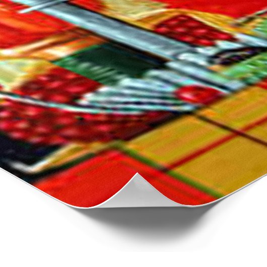 秋のフェスティバル表24x18 ポスター (角)