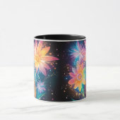 秋のフェスティバル開花 マグカップ (中央)