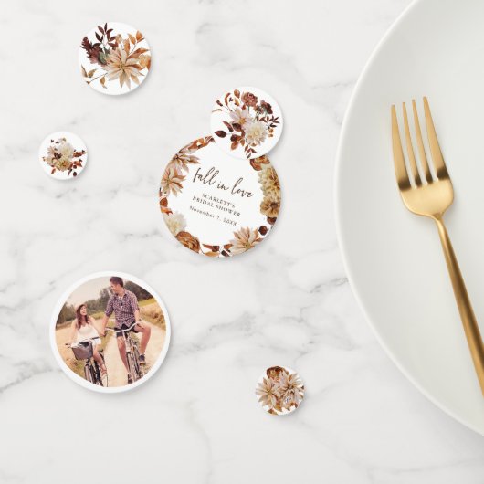 秋のフォトテーブル コンフェッティ (グループ)