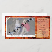 秋のフォトフレーム (正面/裏面)