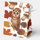 秋のフクロウと葉 フェイバーボックス (裏面)
