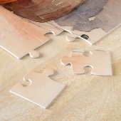 秋のフクロウの本棚紅葉 ジグソーパズル (側面)