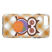 秋のフクロウのiPhone 7のプラスの堅い場合 Case-Mate iPhoneケース (裏面(横))