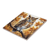 秋のフクロウ タイル (側面)