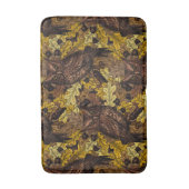 秋のフクロウ バスマット (正面縦)