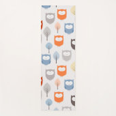 秋のフクロウ ヨガマット (正面)